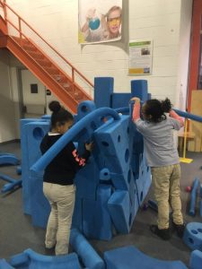 Children Playing with Exhibit at Lancaster Science Factory