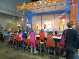 Children at Science Cafe
