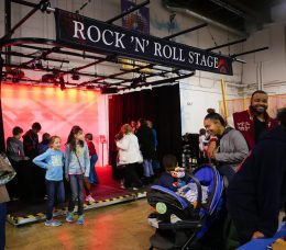 Children on Rock and Roll Stage