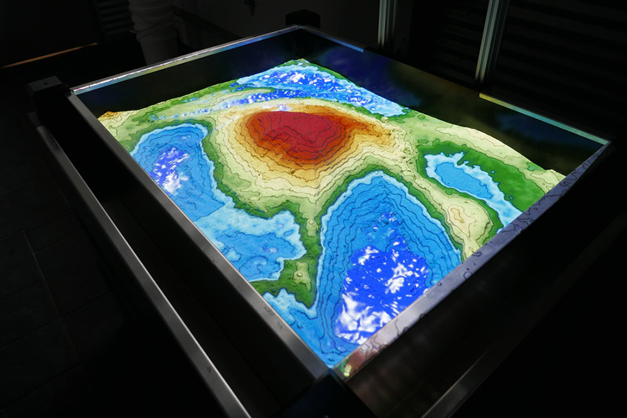 Interactive Topographic Sandbox
