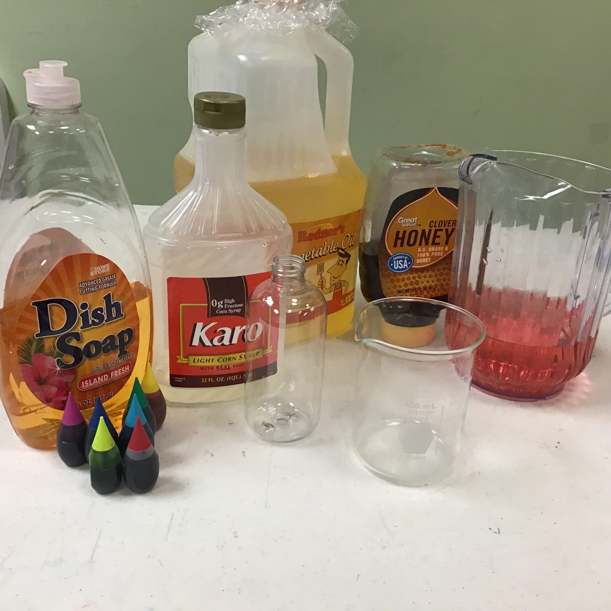 density tower experiment materials